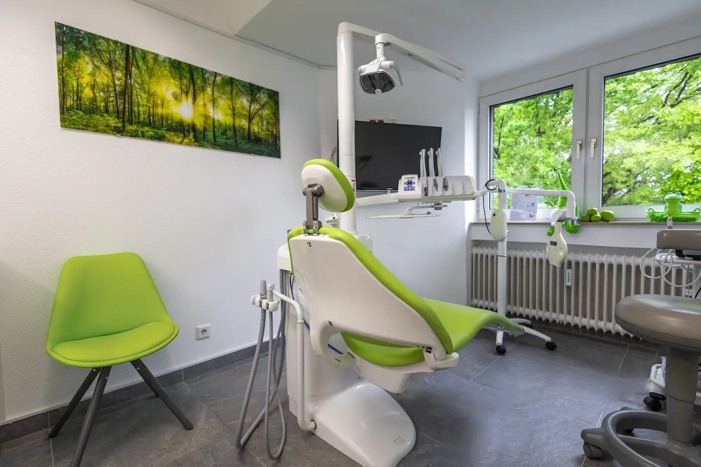 Prophylaxe-Zimmer der Zahnarztpraxis Dr. Dornbusch in Bottrop